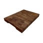 Beech End Grain Cutting Board 40×30×4 cm – Butcher Block for Meat, Vegetables and Bread