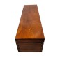 Wooden Wine Bottle Gift Box Pine Wood Lacquered Storage Case With Metal Clip