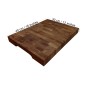 Beech End Grain Cutting Board 40×30×4 cm – Butcher Block for Meat, Vegetables and Bread