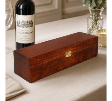 Wooden Wine Gift Box Pine Wood Case