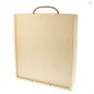 Wooden World Triple Pine Wood Wine Bottle Gift Box with Sliding Lid 36 cm