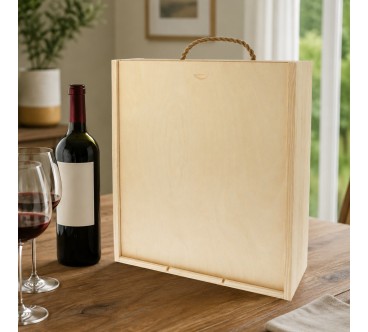 Triple Pine Wine Gift Box 36 cm