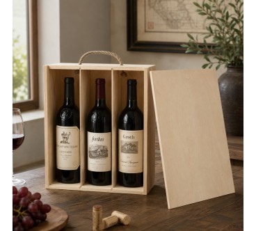 Triple Pine Wine Gift Box 36 cm