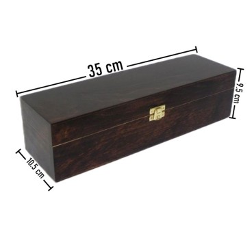 Pine Wood Wine Bottle Gift Box