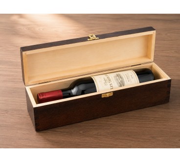 Pine Wood Wine Bottle Gift Box