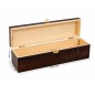 Wooden World Pine Wood Wine Bottle Gift Box Dark Brown Varnished Storage Case with Metal Clasp Wooden World Pine Wood Wine Bottle Gift Box Dark Brown Varnished Storage Case with Metal Clasp