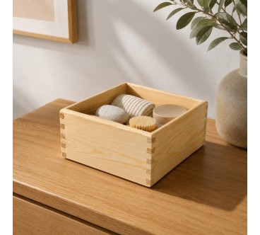 Pine Wood Storage Box Unpainted Craft Keepsake Box
