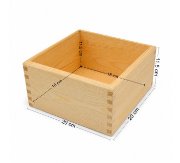 Pine Wood Storage Box Unpainted Craft Keepsake Box