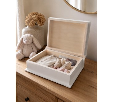 White Pine Wooden Book Box Bible Gift Case