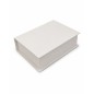 Wooden World White Wooden Book Box Pine Bible Keepsake Gift Case