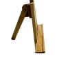 Small Wooden Easel 15 cm with Front Support – Mini Display Stand for Photos, Cards and Decorations