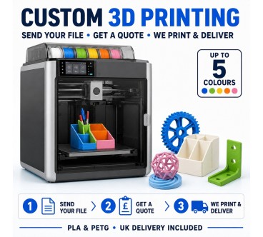 Custom 3D Printing Service from Your Own File