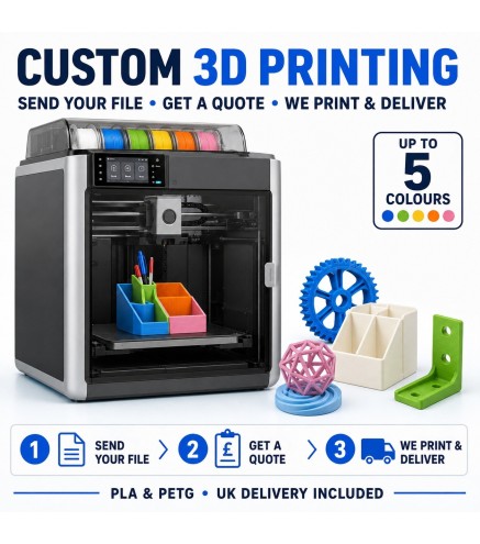 Custom 3D Printing Service from Your Own File