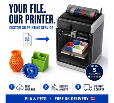 Custom 3D Printing Service from Your Own File