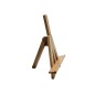 Small Wooden Easel 15 cm with Front Support – Mini Display Stand for Photos, Cards and Decorations