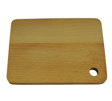 Beech Chopping Board with Groove & Hole | Wooden World