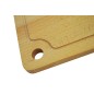 Wooden World - Oiled Beech Wood Chopping Board with Juice Groove and Hanging Hole - 39 x 24.5 x 1.5 cm Wooden World - Oiled Beech Wood Chopping Board with Juice Groove and Hanging Hole - 39 x 24.5 x 1.5 cm