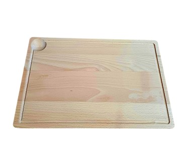 Large Beech Wood Chopping Board 45 x 30 cm | Wooden World