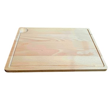 Large Beech Wood Chopping Board 45 x 30 cm | Wooden World