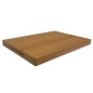 Wooden World - Beech Wood Chopping Block 40 x 30 x 4 cm - Thick Oiled Double-Sided Cutting Board with Side Grips Wooden World - Beech Wood Chopping Block 40 x 30 x 4 cm - Thick Oiled Double-Sided Cutting Board with Side Grips