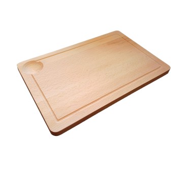 Beech Chopping Board with Juice Groove | Wooden World