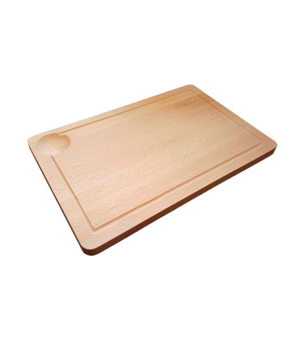 Beech Chopping Board with Juice Groove | Wooden World