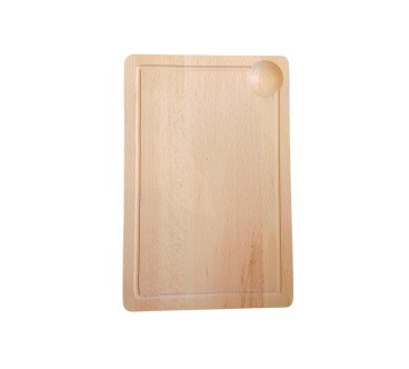Beech Chopping Board with Juice Groove | Wooden World