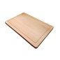 Wooden World - Small Oiled Beech Wood Chopping Board with Juice Groove 32 x 21 cm