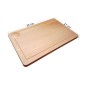 Wooden World - Small Oiled Beech Wood Chopping Board with Juice Groove 32 x 21 cm