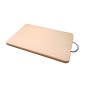 Wooden World - Beech Wood Chopping Board with Metal Handle 30 x 18 cm