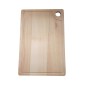 Wooden World - Large Oiled Beech Wood Chopping Board with Juice Groove and Hanging Hole 45 x 30 cm