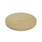 Wooden World - Set of 10 Unfinished Round Beech Wood Boards 20 cm / 8 Inch