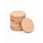 Set of 10 Round Beech Wood Boards 15 cm | Wooden World
