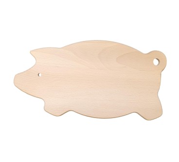 Small Pig-Shaped Beech Chopping Board | Wooden World