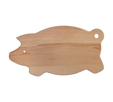 Small Pig-Shaped Beech Chopping Board | Wooden World