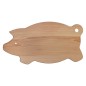 Wooden World Small Pig-Shaped Beech Chopping Board with Tail Hole 29 x 15 cm – Raw Wooden Cutting & Serving Board Wooden World Small Pig-Shaped Beech Chopping Board with Tail Hole 29 x 15 cm – Raw Wooden Cutting & Serving Board