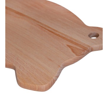 Small Pig-Shaped Beech Chopping Board | Wooden World
