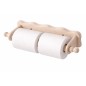 Wooden World Raw Beech Wood Wall Mounted Kitchen Roll & Toilet Paper Holder for Decoupage Wooden World Raw Beech Wood Wall Mounted Kitchen Roll & Toilet Paper Holder for Decoupage