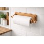 Oiled Beech Wood Kitchen Roll Holder Wall Mounted Paper Towel & Toilet Roll Holder Oiled Beech Wood Kitchen Roll Holder Wall Mounted Paper Towel & Toilet Roll Holder
