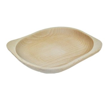 Raw Beech Wood Serving Plate | Wooden World