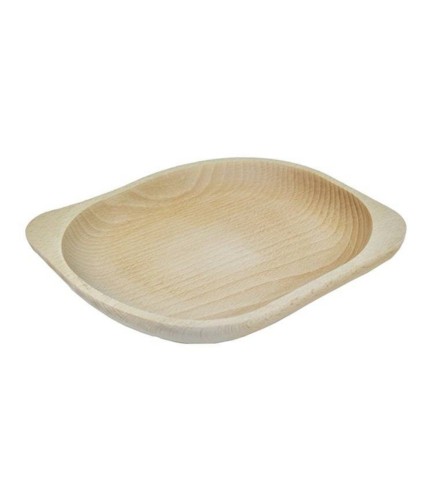 Raw Beech Wood Serving Plate | Wooden World