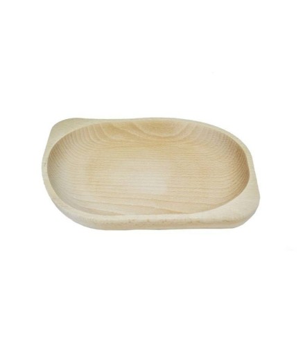 Large Beech Wood Serving Plate 30 cm | Wooden World
