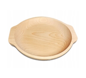 Round Beech Wood Serving Plate | Wooden World