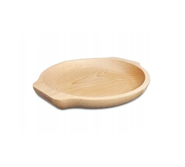 Round Beech Wood Serving Plate | Wooden World