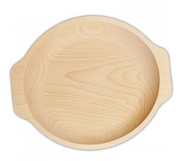 Round Beech Wood Serving Plate | Wooden World