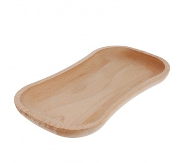 Beech Wood Kidney-Shaped Serving Platter | Wooden World