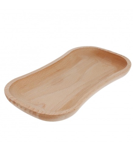 Beech Wood Kidney-Shaped Serving Platter | Wooden World