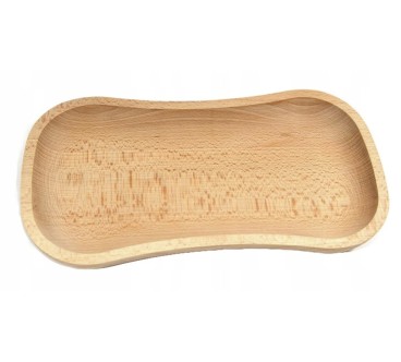 Beech Wood Kidney-Shaped Serving Platter | Wooden World