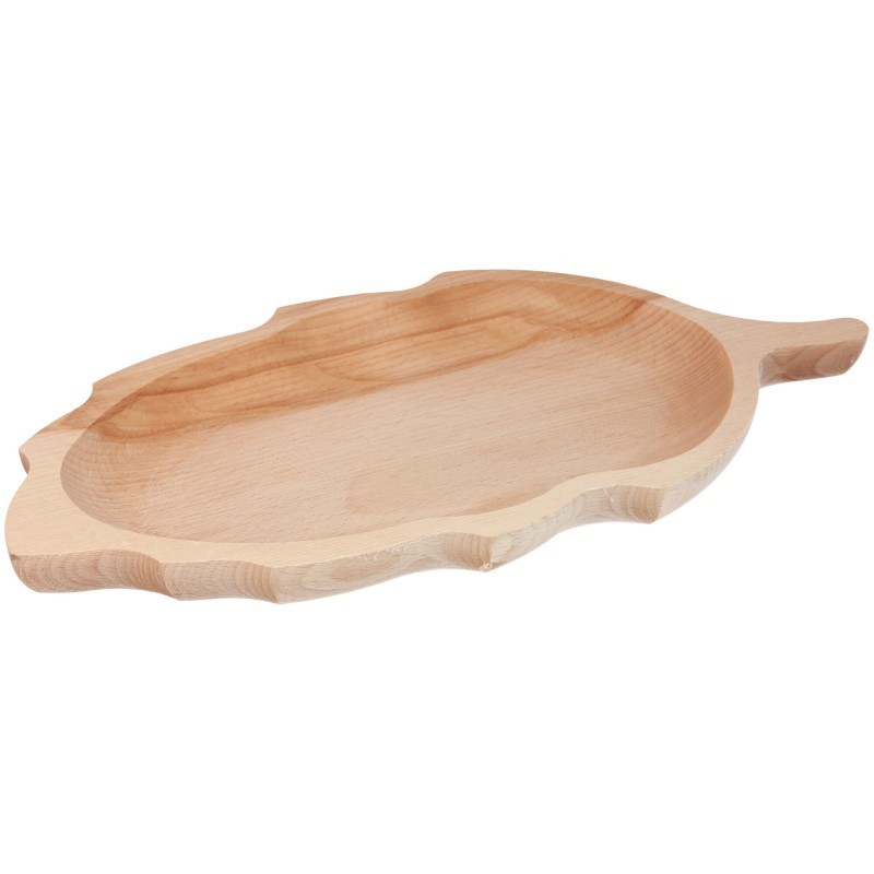 Wooden World Raw Beech Wood Leaf Serving Plate – Decorative Snack & Fruit Platter Wooden World Raw Beech Wood Leaf Serving Plate – Decorative Snack & Fruit Platter