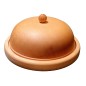 Large Oiled Beech Wood Butter Dish with Lid & 18cm Wooden Butter Knife